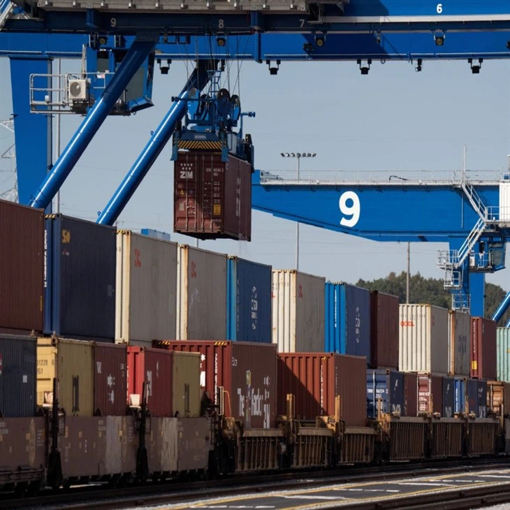 Shipping Container By Train Shipping Container By Train